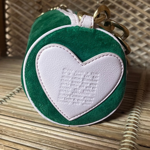 Y2K Vintage Juicy Couture Green Velour Barrel Bag - Picture 3 of 13
